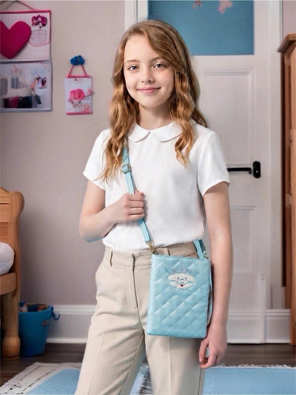 Sanrio Cinnamoroll Quilted Mini Shoulder Bag (To Everyone I Love Series)